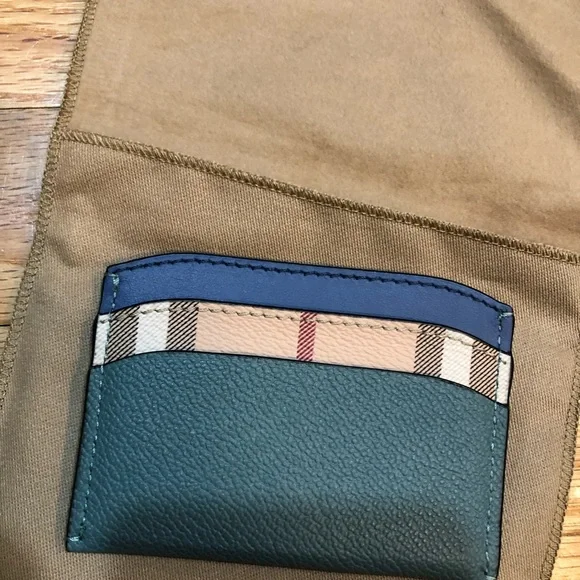Burberry blue card holder - Picture 5 of 12